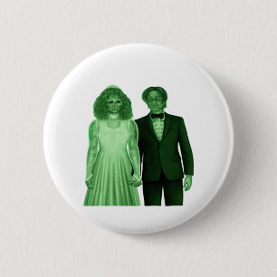 Till Death Do Us Part Classic Retro Design 2 Inch Round Button