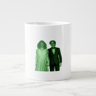 Till Death Do Us Part Classic Retro Design Large Coffee Mug