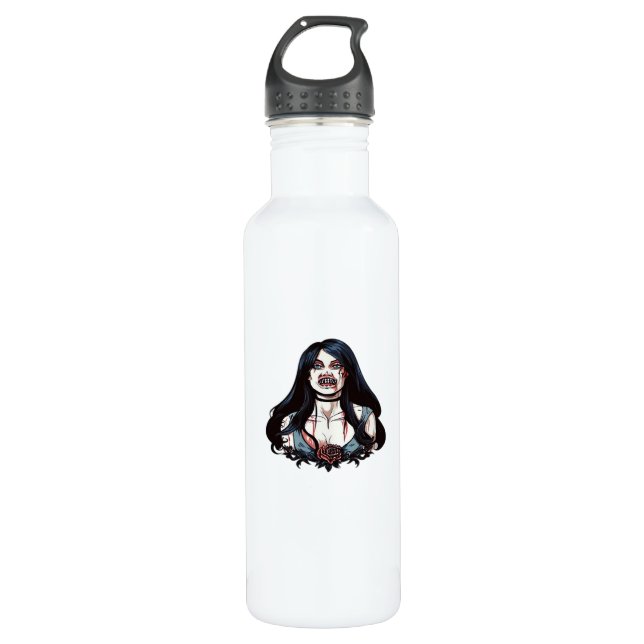 Till Death Do Us Part Classic – Skeleton Couple  710 Ml Water Bottle (Front)