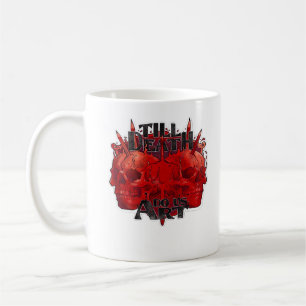 Till Death Do Us Part Classic – Skeleton Slogan Coffee Mug