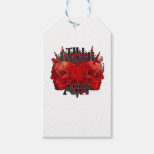 Till Death Do Us Part Classic – Skeleton Slogan Gift Tags