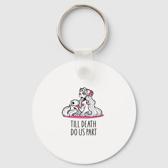 Till Death Do Us Part Classic – Sloth and Soulmate Keychain (Front)