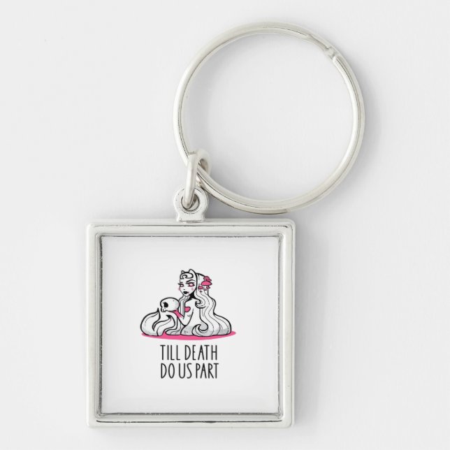 Till Death Do Us Part Classic – Sloth and Soulmate Keychain (Front)