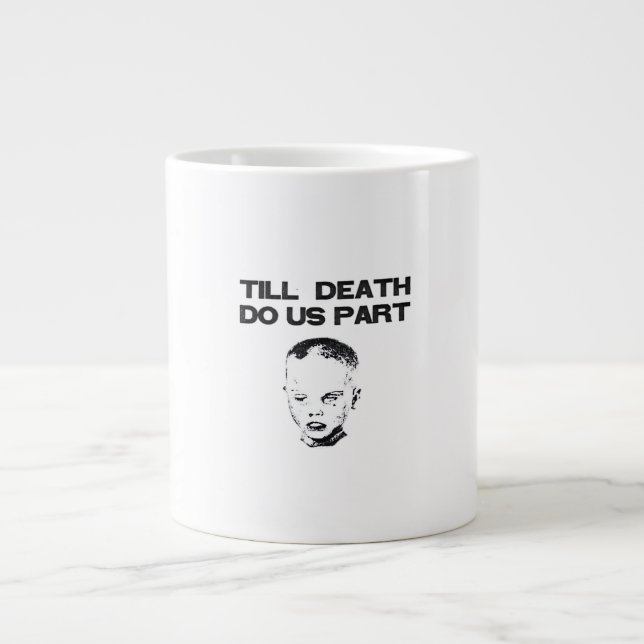 Till Death Do Us Part Classic Sloth Large Coffee Mug (Front)