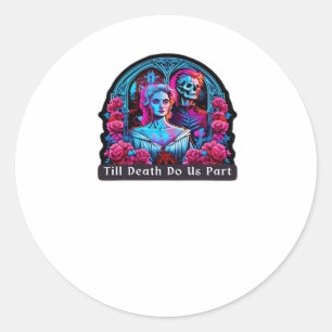 Till Death Do Us Part Classic – Sloth & Soulmate Classic Round Sticker