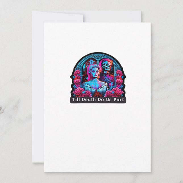 Till Death Do Us Part Classic – Sloth & Soulmate Holiday Card (Front)