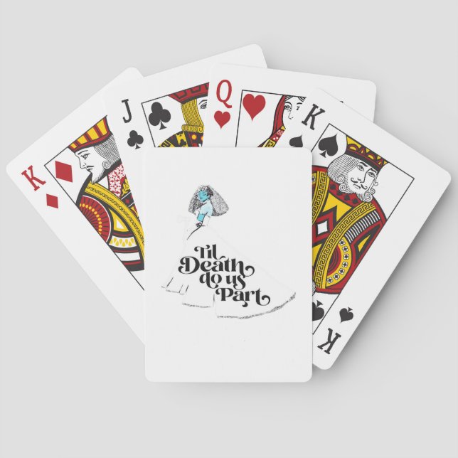 Till Death Do Us Part Classic – Spooky Love Playing Cards (Back)