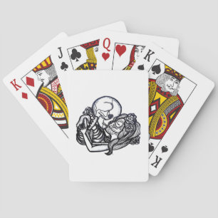Till Death Do Us Part Classic – Spooky Skeleton Sl Playing Cards