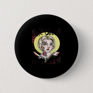 Till Death Do Us Part Classic – Vintage Gothic Rom 2 Inch Round Button