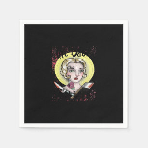 Till Death Do Us Part Classic – Vintage Gothic Rom Napkin