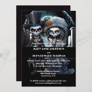 Till death do us part corpse bride groom invitation
