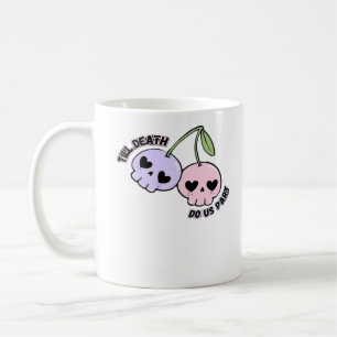 Till Death Do Us Part - Cute Goth Skull Design Cla Coffee Mug