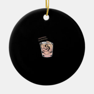 Till Death Do Us Part – Cute Sloth Meets Death Ceramic Ornament