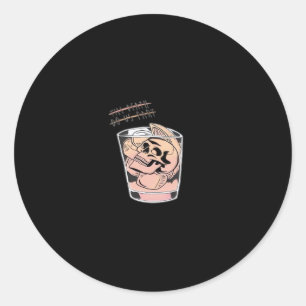 Till Death Do Us Part – Cute Sloth Meets Death Classic Round Sticker