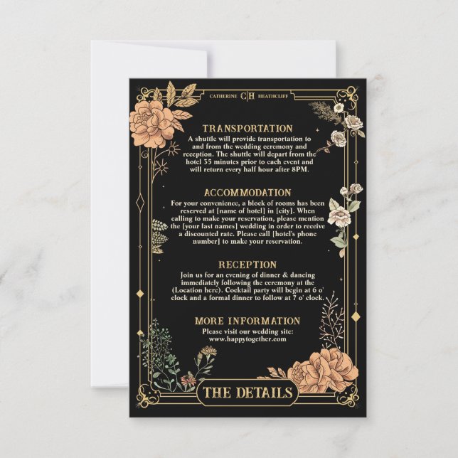 Till Death Do Us Part Details Card (Front)