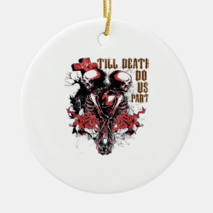 Till Death Do Us Part Essential – Spooky Soulmate  Ceramic Ornament