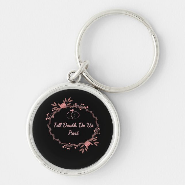 Till Death Do Us Part – Ghostly Wedding Keychain (Front)