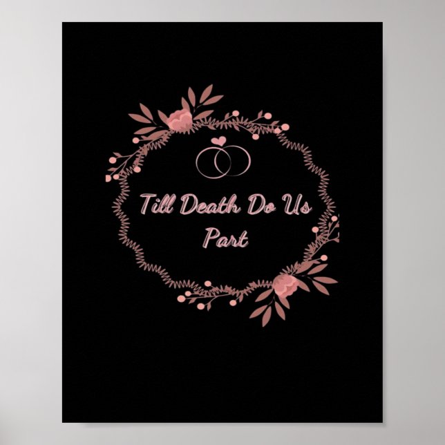 Till Death Do Us Part – Ghostly Wedding Poster (Front)