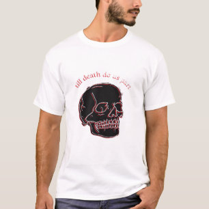Till Death Do Us Part - Glitch Skull With Funny Te T-Shirt