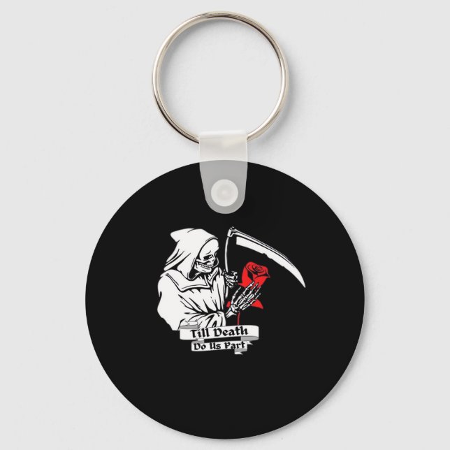 Till Death Do Us Part – Grim Reaper Love  Keychain (Front)