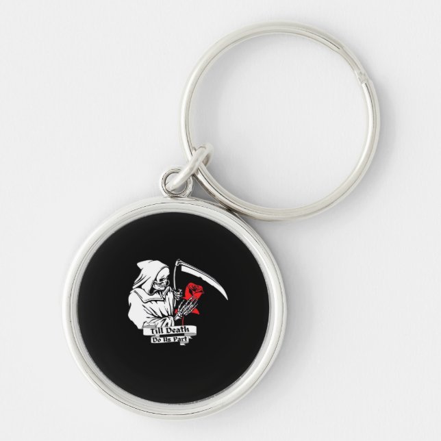 Till Death Do Us Part – Grim Reaper Love  Keychain (Front)