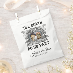 Till Death Do Us Part Halloween Wedding Favour Bag