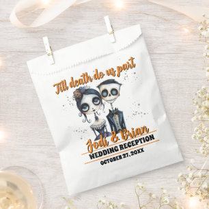 Till Death Do Us Part Halloween Wedding Favour Bag