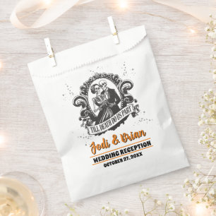Till Death Do Us Part Halloween Wedding  Favour Bag