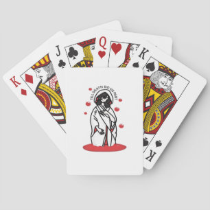 Till Death Do Us Part – Haunting Wedding Slogan Playing Cards