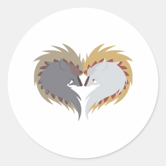 Till Death Do Us Part - Kamunono Orugaron Essentia Classic Round Sticker (Front)