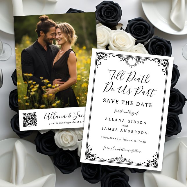 Till Death Do Us Part Mariage Photo Save the Date (Créateur téléchargé)