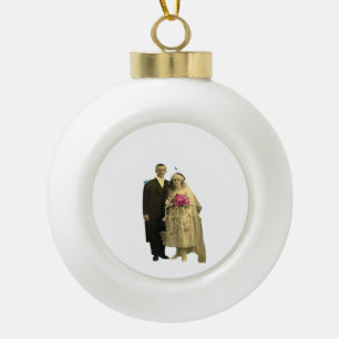 Till Death Do Us Part Meme Classic Style Ceramic Ball Christmas Ornament