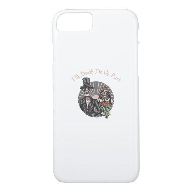 Till Death Do Us Part - Newlywed Skull Married Cou Case-Mate iPhone Case (Back)