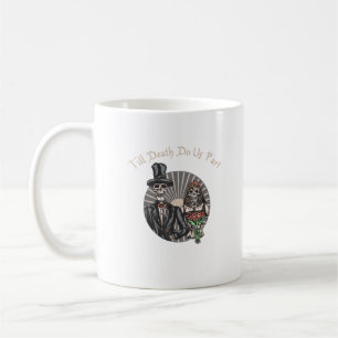 Till Death Do Us Part - Newlywed Skull Married Cou Coffee Mug