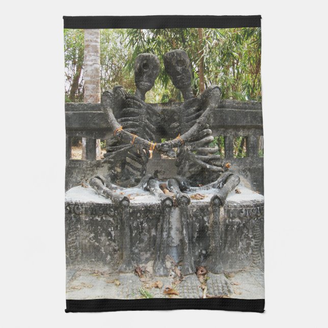 Till Death Do Us Part ... Nong Khai, Thailand Kitchen Towel (Vertical)