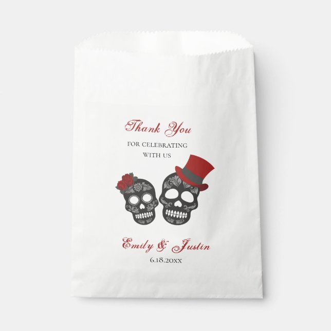 Till Death Do Us Part | Personalized Wedding  Favour Bag (Front)