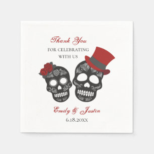 Till Death Do Us Part   Personalized Wedding Napkin