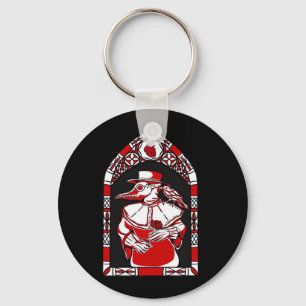 Till Death Do Us Part Plague Doctor Classic Love M Keychain