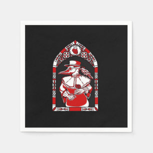 Till Death Do Us Part Plague Doctor Classic Love M Napkin