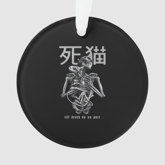 Till Death Do Us Part – Retro Romance Parody Ornament (Front)