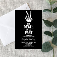 Till Death Do Us Part Skeleton Bridal Shower