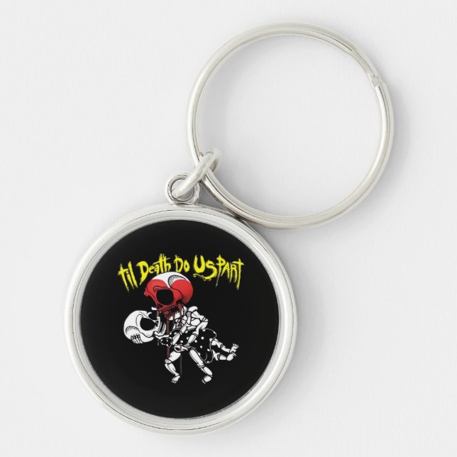 Till Death Do Us Part – Skeleton Couple Forever Keychain (Front)