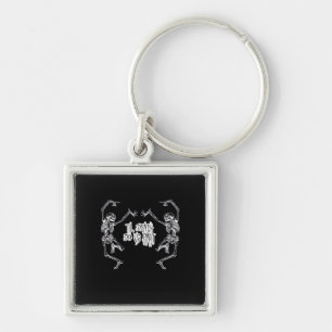 Till Death Do Us Part Skeleton Design Keychain