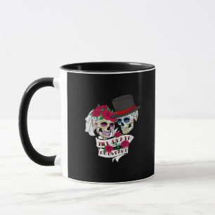 Till Death Do Us Part Skull Mug
