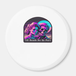 Till Death Do Us Part Sloth and Soulmate Theme Magnet