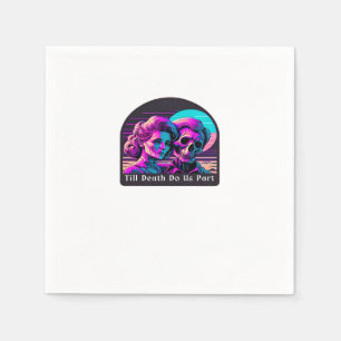 Till Death Do Us Part Sloth and Soulmate Theme Napkin