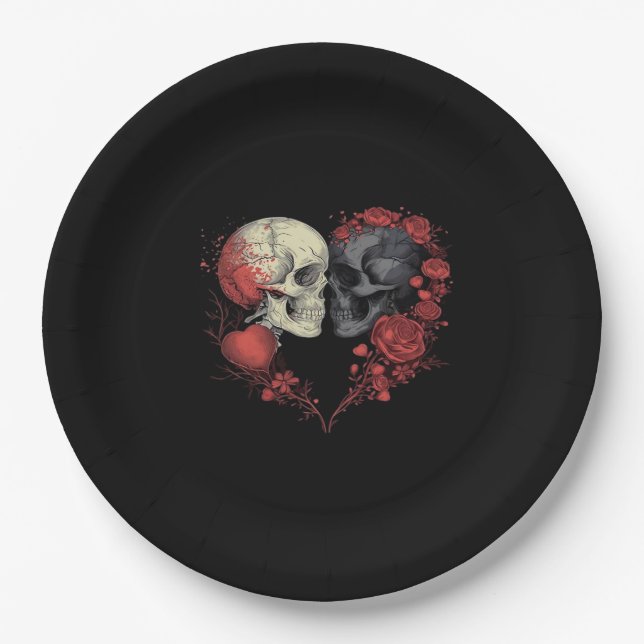 Till Death Do Us Part – Spooky Love Story Paper Plate (Front)