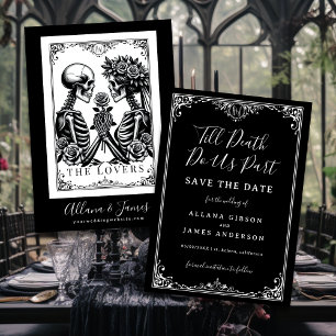 Till Death Do Us Part Tarot Monogram Wedding Save The Date