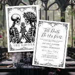 Till Death Do Us Part Tarot Wedding Invitation<br><div class="desc">Step into the embrace of eternal love with our Till Death Wedding Invitations - where the mystique of tarot meets the timeless declaration of till death do us part. Crafted for couples who dare to venture beyond the traditional, our gothic wedding invitations are a testament to love that transcends the...</div>