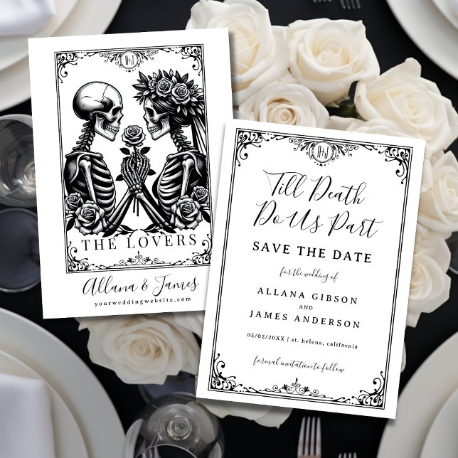 Till Death Do Us Part Tarot Wedding Save the Date (Creator Uploaded)